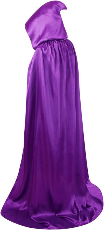 Helovino mirties apsiaustas su gobtuvu, apsiaustas su kosplejumi, kosplejaus kostiumas, Velykų Juodosios mirties apsiaustas