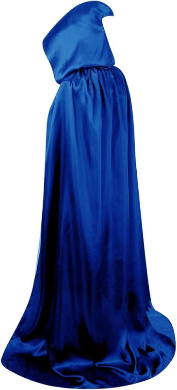 Helovino mirties apsiaustas su gobtuvu, apsiaustas su kosplejumi, kosplejaus kostiumas, Velykų Juodosios mirties apsiaustas