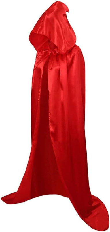 Helovino mirties apsiaustas su gobtuvu, apsiaustas su kosplejumi, kosplejaus kostiumas, Velykų Juodosios mirties apsiaustas