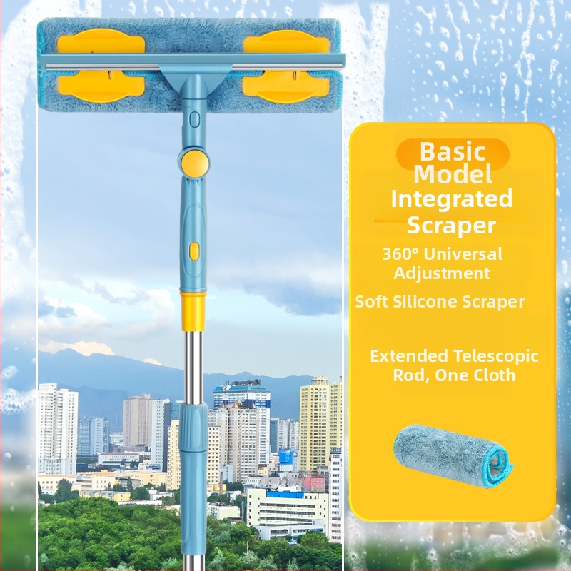 Buitinis stiklo valymo artefaktas Langų valymas Aukštybinių langų valymo šepetys Teleskopinis strypas Šluotos valymo įrankis