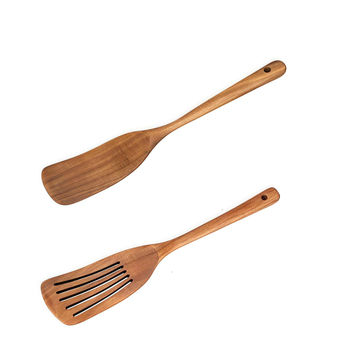 Tikmedžio mentelė, šaukštas, tinkantis nepridegančiai keptuvei, juoda, ilga rankena, mentelė kepimui, medinė mentelė, mentelė sriubai, šaukštas maisto gaminimui, virtuvės reikmenys