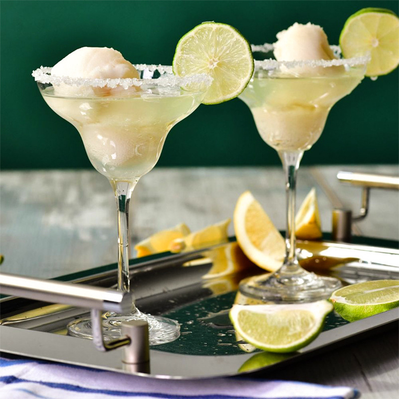 Krosno uvezene kristalne čaše za vino bez olova, set od 6 komada, za bar i kućanstvo, široko grlo, čaše za koktele i sok