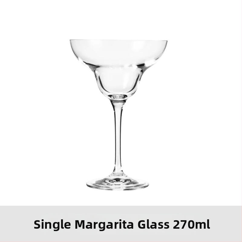 Krosno uvezene kristalne čaše za vino bez olova, set od 6 komada, za bar i kućanstvo, široko grlo, čaše za koktele i sok