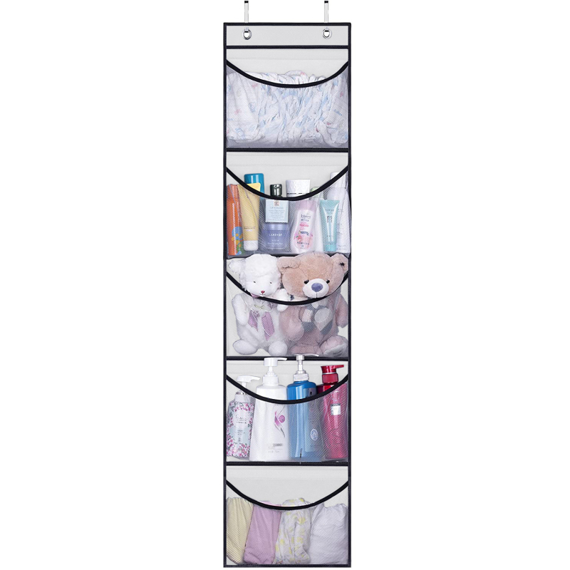 Temu uued viie sektsiooniga klapiga taskuga püksid Intimates hoiustamiseks ja korraldamiseks suur 5 sektsiooniga lausriidest riputuskott