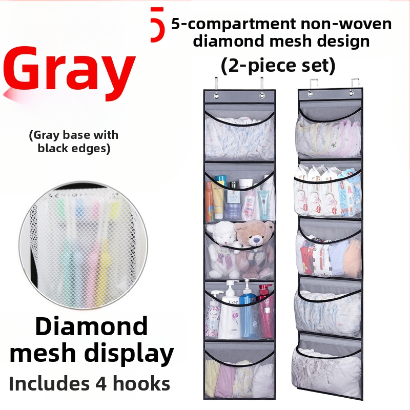 Temu uued viie sektsiooniga klapiga taskuga püksid Intimates hoiustamiseks ja korraldamiseks suur 5 sektsiooniga lausriidest riputuskott