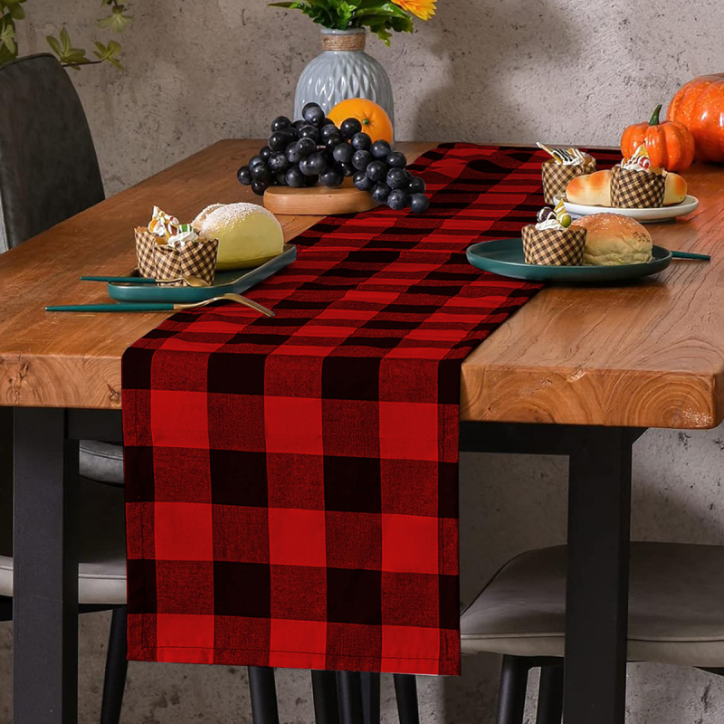 Față de masă decorativă în carouri, pentru restaurant, petrecere, masă lungă, masă de cafea, față de masă, decorare acasă, peste explozii