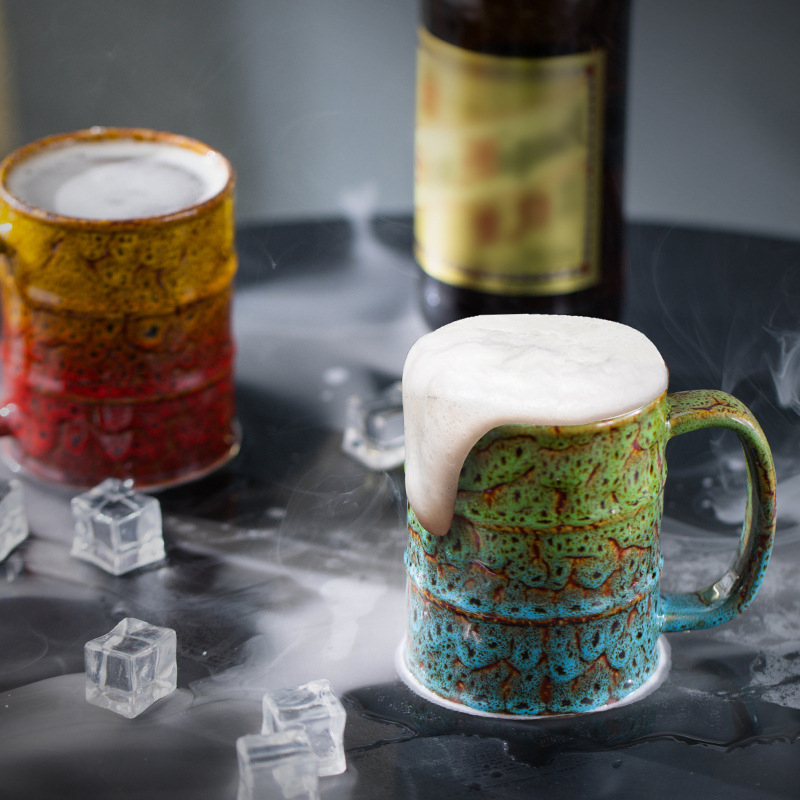 Keramička šalica točena u peći od 375 ml, internetska šalica za pivo slavnih osoba, kreativna personalizirana šalica za točeno pivo, čaša za vino, Fcm izvješće