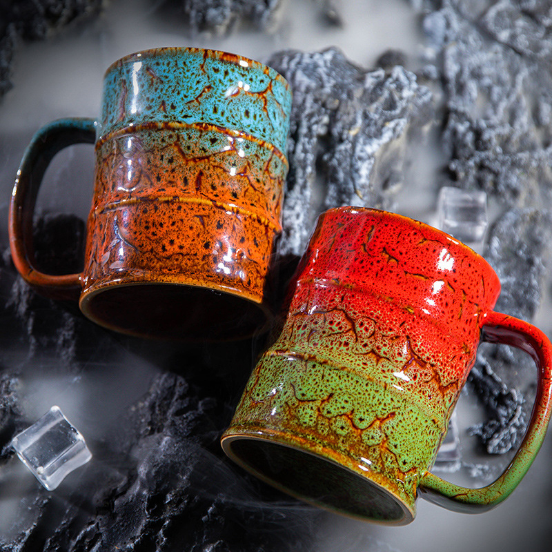 Keramička šalica točena u peći od 375 ml, internetska šalica za pivo slavnih osoba, kreativna personalizirana šalica za točeno pivo, čaša za vino, Fcm izvješće