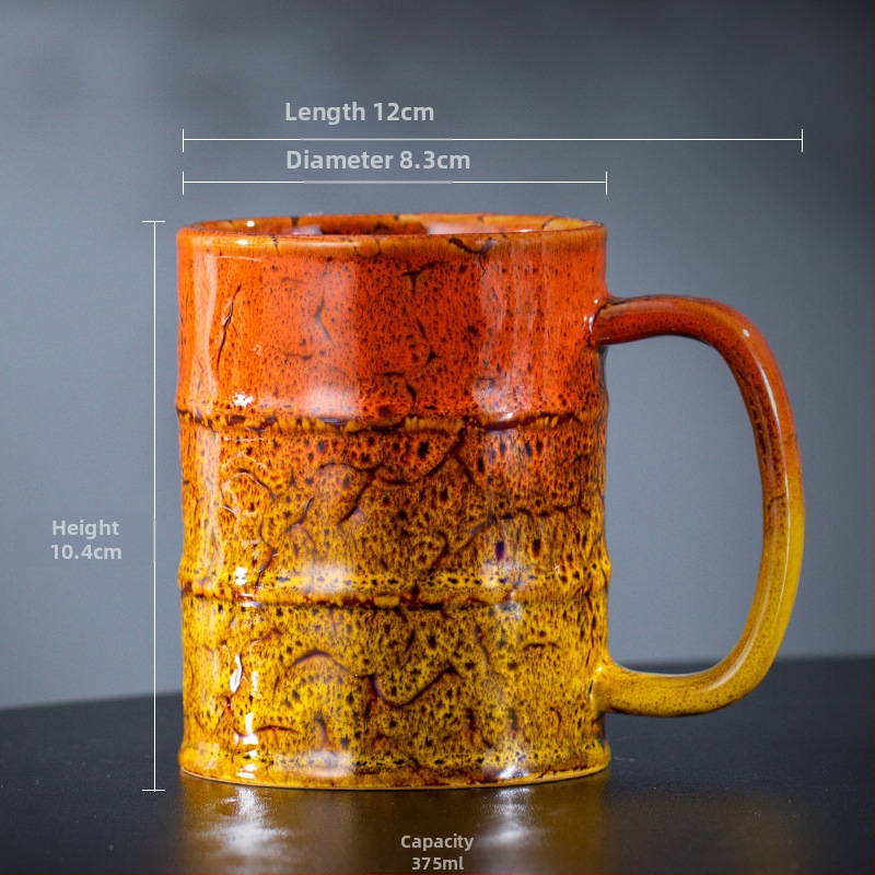 Keramička šalica točena u peći od 375 ml, internetska šalica za pivo slavnih osoba, kreativna personalizirana šalica za točeno pivo, čaša za vino, Fcm izvješće