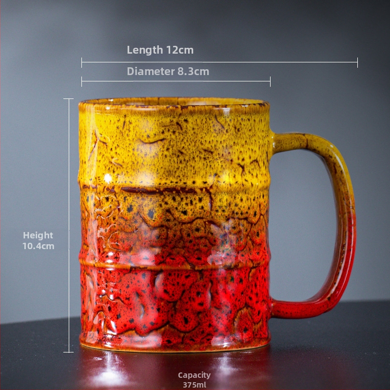 Keramička šalica točena u peći od 375 ml, internetska šalica za pivo slavnih osoba, kreativna personalizirana šalica za točeno pivo, čaša za vino, Fcm izvješće