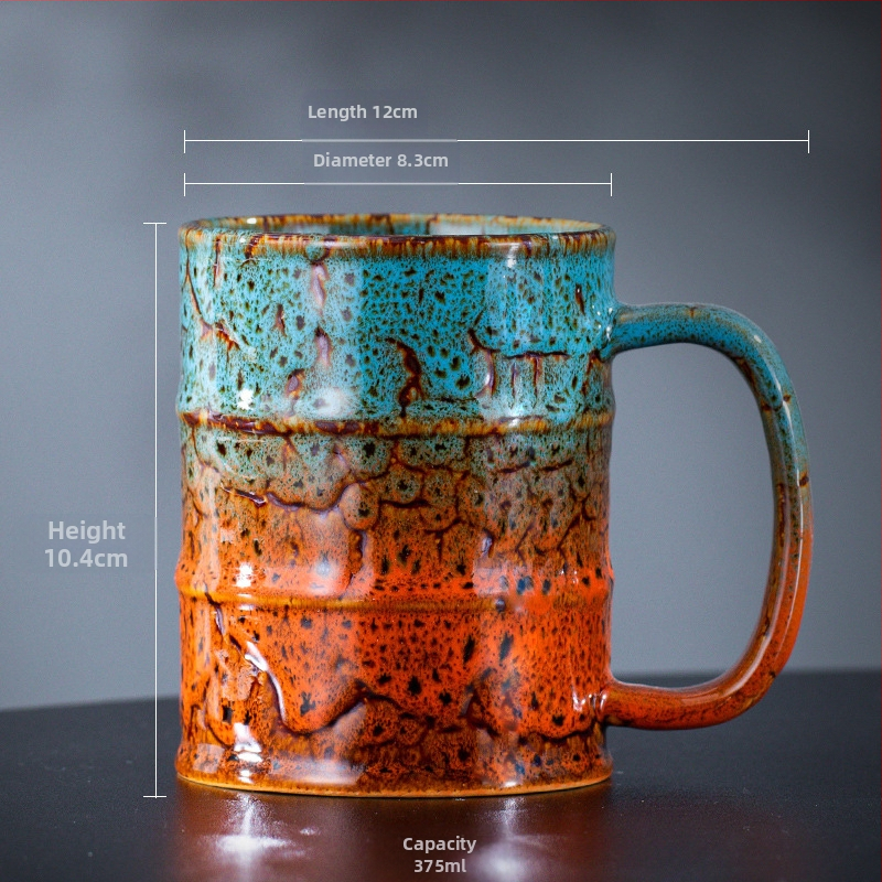 Keramička šalica točena u peći od 375 ml, internetska šalica za pivo slavnih osoba, kreativna personalizirana šalica za točeno pivo, čaša za vino, Fcm izvješće