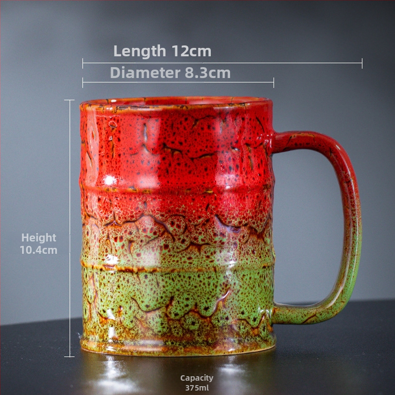 Keramička šalica točena u peći od 375 ml, internetska šalica za pivo slavnih osoba, kreativna personalizirana šalica za točeno pivo, čaša za vino, Fcm izvješće