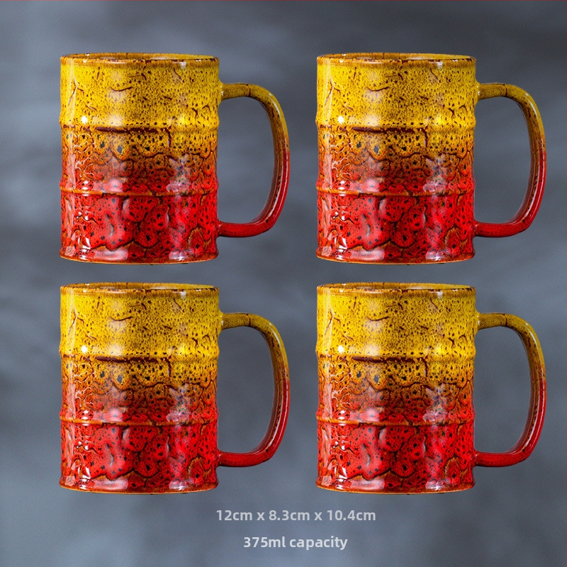 Keramička šalica točena u peći od 375 ml, internetska šalica za pivo slavnih osoba, kreativna personalizirana šalica za točeno pivo, čaša za vino, Fcm izvješće
