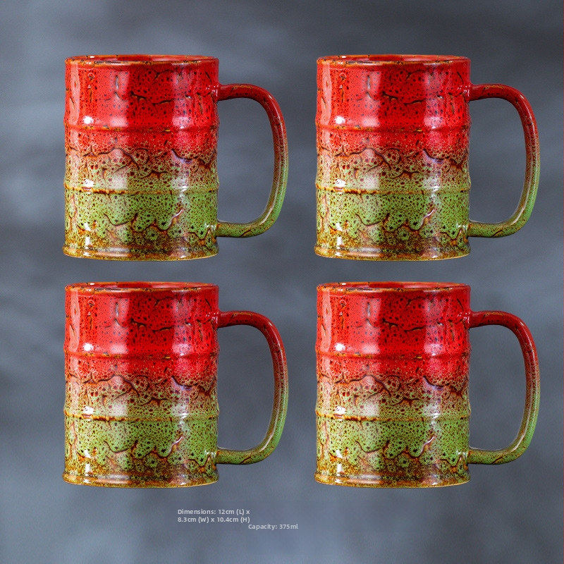 Keramička šalica točena u peći od 375 ml, internetska šalica za pivo slavnih osoba, kreativna personalizirana šalica za točeno pivo, čaša za vino, Fcm izvješće