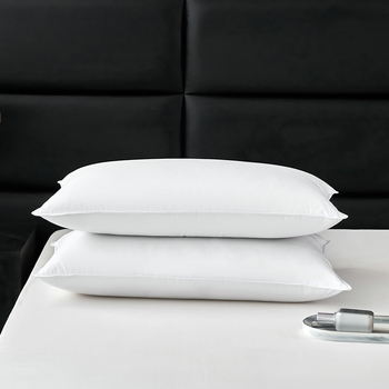 Penkių žvaigždučių viešbučio pagalvės šerdies gamyklos tiesioginė didmeninė prekyba viešbučio namams minkšta patalynė plunksnų aksomo pagalvė