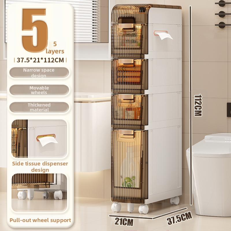 WC-tároló állvány, fürdőszobai beszerelés nélküli szekrény, WC-tároló szekrény, WC-szekrény, WC oldalsó szekrény