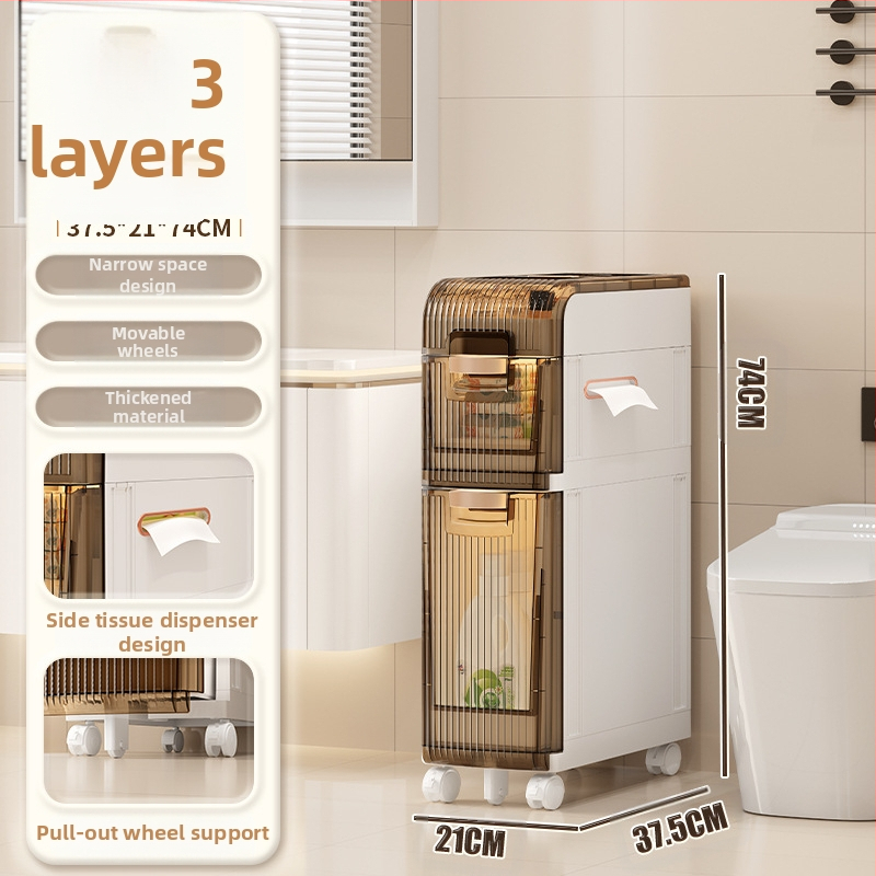 WC-tároló állvány, fürdőszobai beszerelés nélküli szekrény, WC-tároló szekrény, WC-szekrény, WC oldalsó szekrény