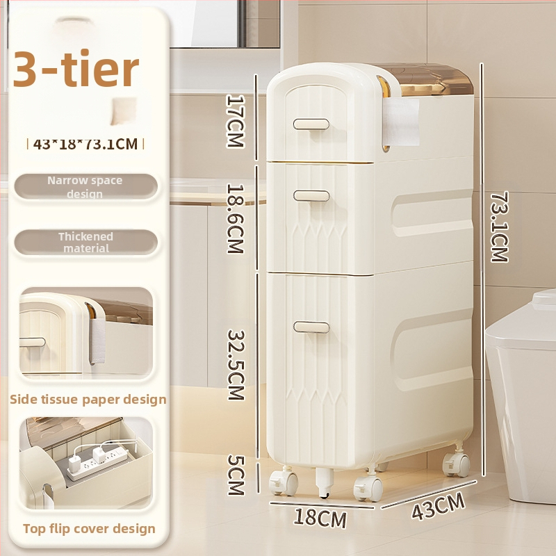 WC-tároló állvány, fürdőszobai beszerelés nélküli szekrény, WC-tároló szekrény, WC-szekrény, WC oldalsó szekrény