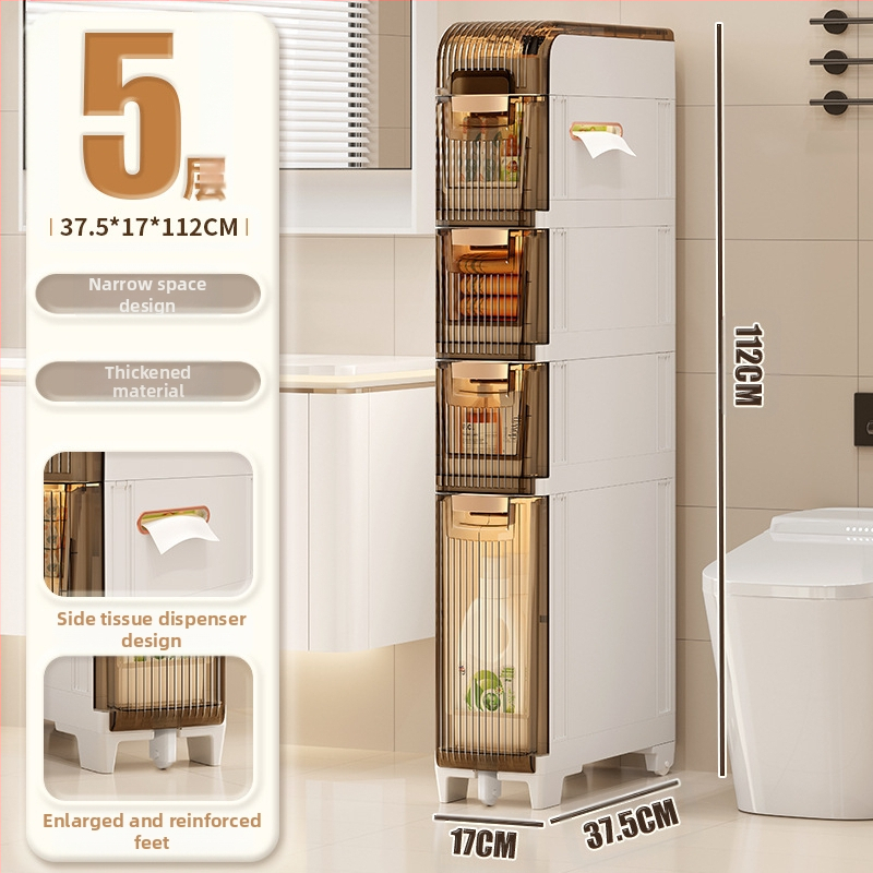 WC-tároló állvány, fürdőszobai beszerelés nélküli szekrény, WC-tároló szekrény, WC-szekrény, WC oldalsó szekrény