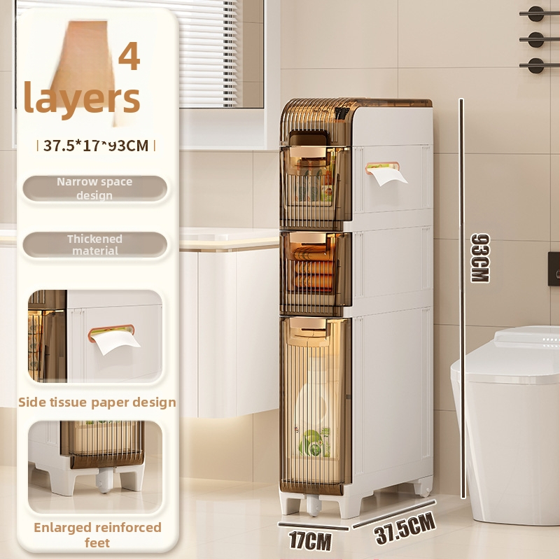 WC-tároló állvány, fürdőszobai beszerelés nélküli szekrény, WC-tároló szekrény, WC-szekrény, WC oldalsó szekrény