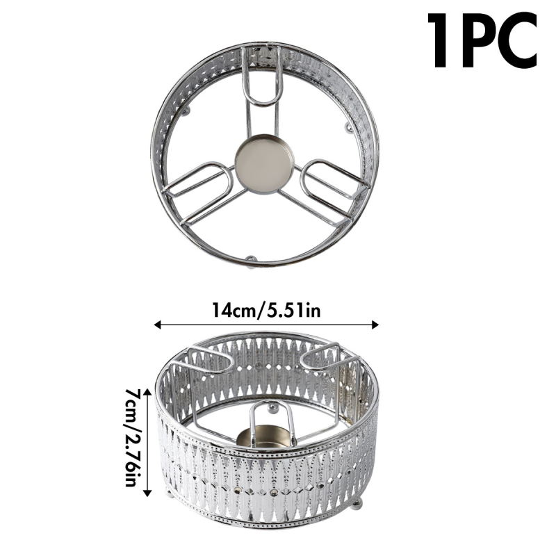 sandėlyje nerūdijančio plieno arbatos šildytuvas apvalus kvapiosios arbatos alkoholio žvakė šildymo krosnis arbatos padėklas nešiojamas aromaterapijos viryklė