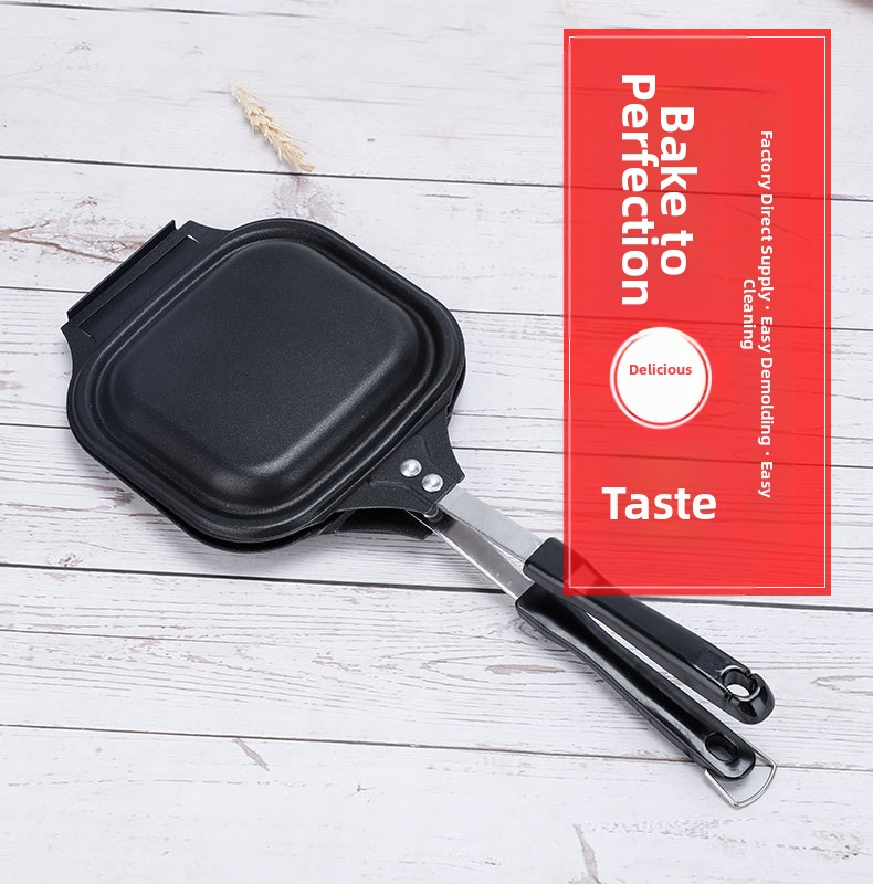 Одеяло, подвижна тава за печене на сандвичи, чугунена щипка за препечен хляб, хамбургер, директна доставка от фабрика на едро