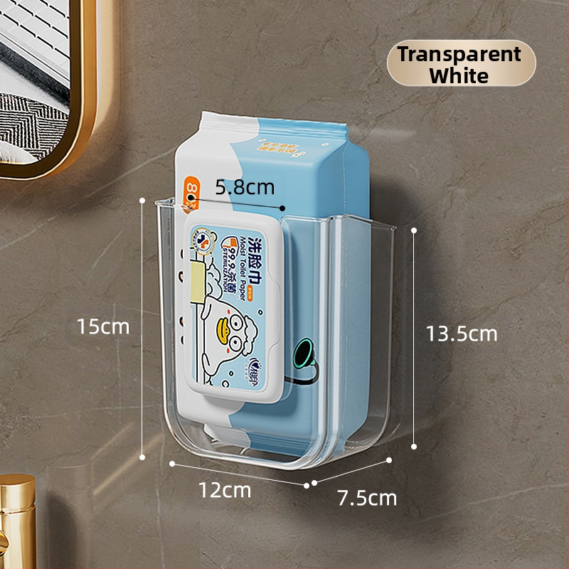 Πολυτελές κουτί υγρών χαρτομάντιλων σε σχήμα U χωρίς τρυπήματα, χωρίς ραφές, πολυλειτουργικό κουτί αποθήκευσης πετσετών μπάνιου και οικιακής τουαλέτας