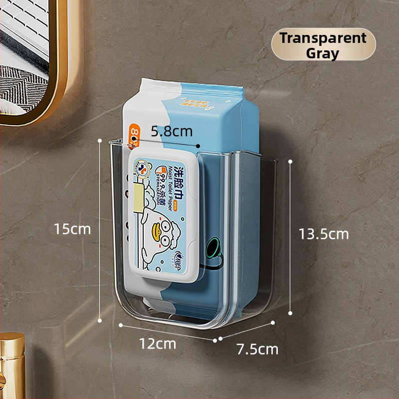 Πολυτελές κουτί υγρών χαρτομάντιλων σε σχήμα U χωρίς τρυπήματα, χωρίς ραφές, πολυλειτουργικό κουτί αποθήκευσης πετσετών μπάνιου και οικιακής τουαλέτας