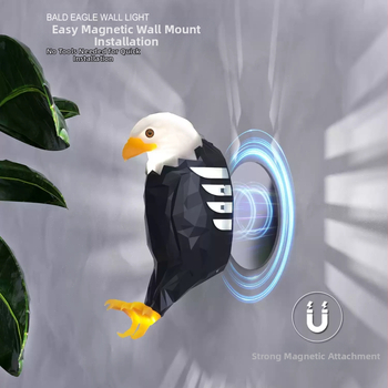Φωτιστικό τοίχου Eagle, λάμπα προβολής, υπνοδωμάτιο, 2024, νέο, χωρίς καλώδια, τηλεχειριστήριο, μαγνητική φόρτιση, δημιουργική ατμόσφαιρα, νυχτερινό φως
