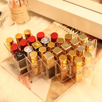 Piiriülene kalakujuline vertikaalne huulepulga hoiuriiul huulepulga hoiukarp kosmeetikatoodete hoiustusriiul huuleglasuur huulepulk