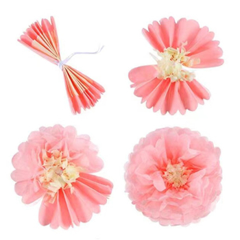 „Amazon“ nauji dvigubos spalvos gėlių akmenys, popierinis gėlių rutulys, drugelio medžio lapai, vestuvių vakarėlio langų dekoravimas, popierinis rankšluostis, pompominė gėlė