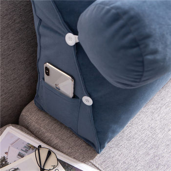 Τριγωνικό μαξιλάρι μονό διπλό καναπέ-κρεβάτι μαξιλάρι υπνοδωματίου τατάμι μαλακή τσάντα μέσης αφαιρούμενη και πλενόμενη πλάτη τεμπέλη