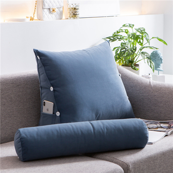 Τριγωνικό μαξιλάρι μονό διπλό καναπέ-κρεβάτι μαξιλάρι υπνοδωματίου τατάμι μαλακή τσάντα μέσης αφαιρούμενη και πλενόμενη πλάτη τεμπέλη