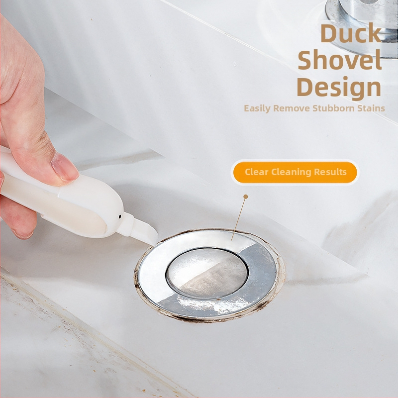 Сладка щипка за коса с пате, за стена в банята, за съхранение, две в едно, лъжичка за почистване на уста, петна, подов канал, мивка, четка за тоалетна