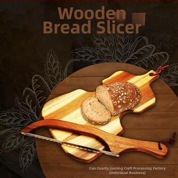 Ретро дървена трион за хляб, нож за сандвич, багета, трион, дървен нож против огъване, домакински нож за хляб