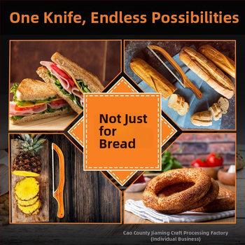 Ретро дървена трион за хляб, нож за сандвич, багета, трион, дървен нож против огъване, домакински нож за хляб