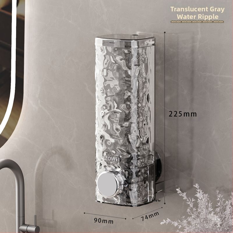 Be perforatoriaus siurbimo puodelio muilo dozatorius dušo želės dėžutė dušo želės buteliukas prie sienos tvirtinamas rankų dezinfekavimo priemonės buteliukas spaudžiamas šampūno buteliukas