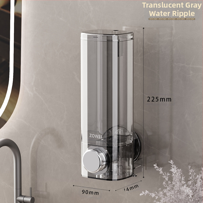 Be perforatoriaus siurbimo puodelio muilo dozatorius dušo želės dėžutė dušo želės buteliukas prie sienos tvirtinamas rankų dezinfekavimo priemonės buteliukas spaudžiamas šampūno buteliukas