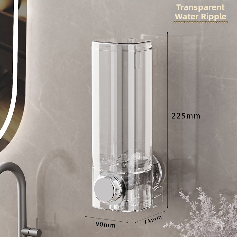 Be perforatoriaus siurbimo puodelio muilo dozatorius dušo želės dėžutė dušo želės buteliukas prie sienos tvirtinamas rankų dezinfekavimo priemonės buteliukas spaudžiamas šampūno buteliukas