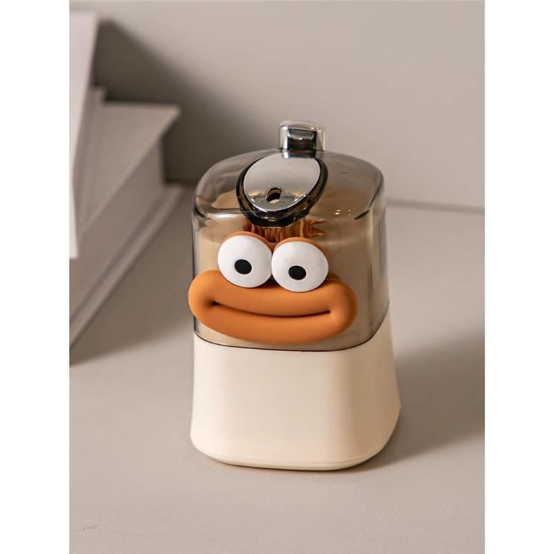 Animacinių filmukų dantų krapštukas Animacinių filmukų automatinis iššokantis namų apyvokos daiktų laikymas Didelės vertės kūrybinio kremo stiliaus naujas įrašas Prabangių restoranų dantų krapštukų dėžutė