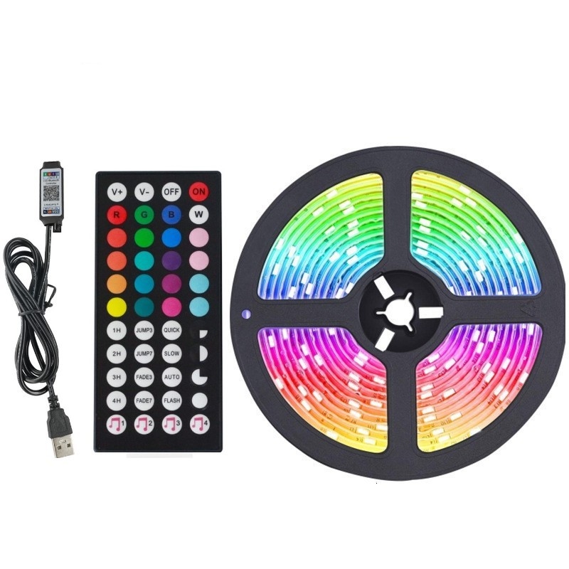 5050RGB LED šviesos juosta, 5V žemos įtampos šviesos juosta, lipni USB vandeniui atspari TV fono atmosferos šviesos juosta