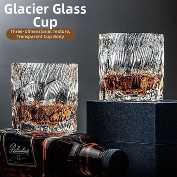 Kvaliteetne Xuani jää Cup ins loominguline liustikuklaasist veekruus viskikruus kõrge välimusega mahlajoogikruus