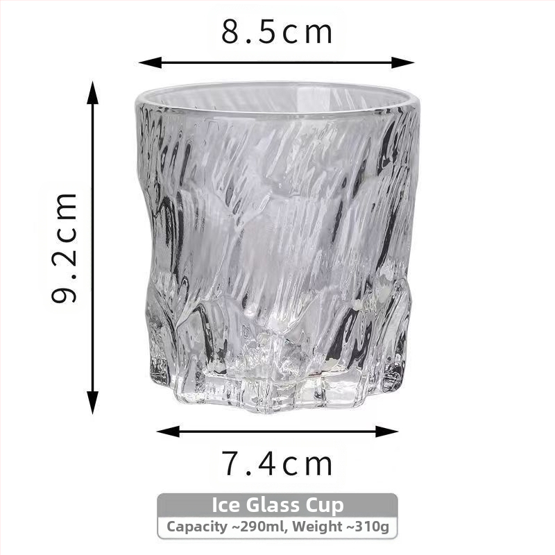 Kvaliteetne Xuani jää Cup ins loominguline liustikuklaasist veekruus viskikruus kõrge välimusega mahlajoogikruus