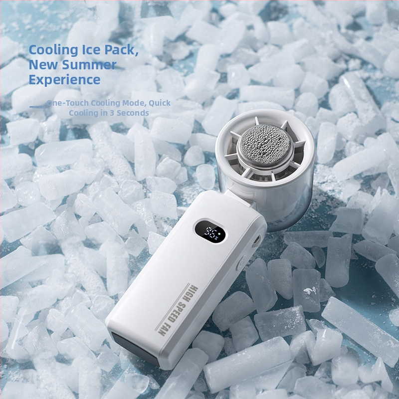 25 rokov cezhraničného nového vysokorýchlostného chladiaceho ručného ventilátora so závesným krkom, vonkajšieho prenosného polovodičového turbo ventilátora