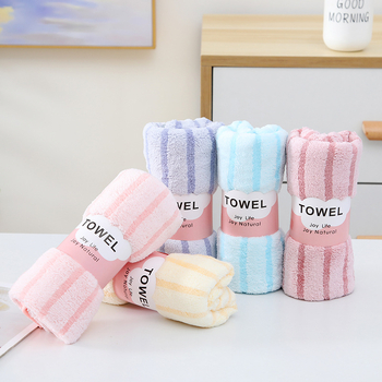 Kootud korallfliisist rätik, õhuke rätik, pehme imav kiud, hulgimüük, paks kinkekaardi logoga näorätik