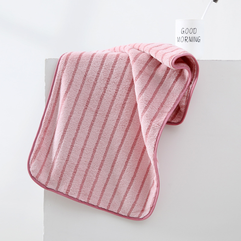 Kootud korallfliisist rätik, õhuke rätik, pehme imav kiud, hulgimüük, paks kinkekaardi logoga näorätik