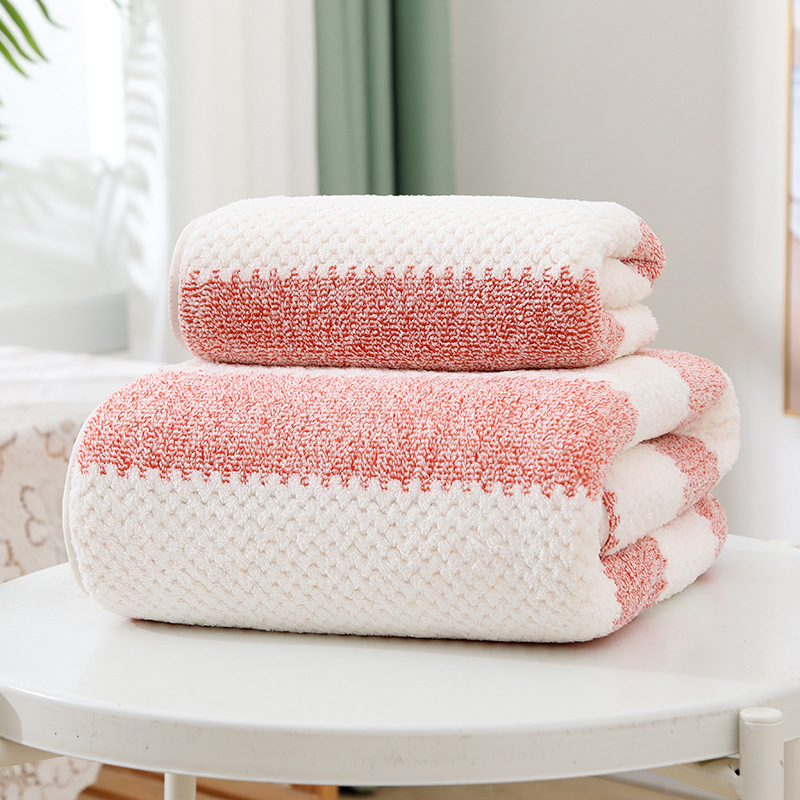 Kootud korallfliisist rätik, õhuke rätik, pehme imav kiud, hulgimüük, paks kinkekaardi logoga näorätik