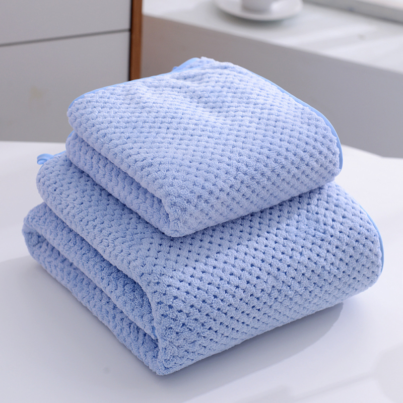 Kootud korallfliisist rätik, õhuke rätik, pehme imav kiud, hulgimüük, paks kinkekaardi logoga näorätik