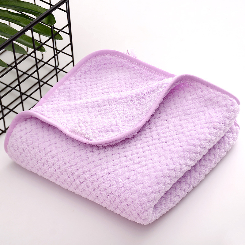 Kootud korallfliisist rätik, õhuke rätik, pehme imav kiud, hulgimüük, paks kinkekaardi logoga näorätik