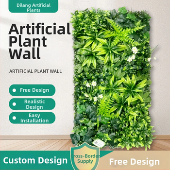 Simulācijas zaļās augu sienas pielāgošana Simulācijas augu sienas Lanmi zāle Dažādu zālienu viltus zāliena sienas dekorēšanas fons